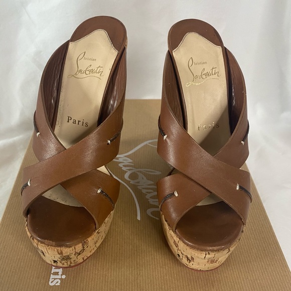 Christian Louboutin Marty Wedge Sandal - Picture 5 of 8